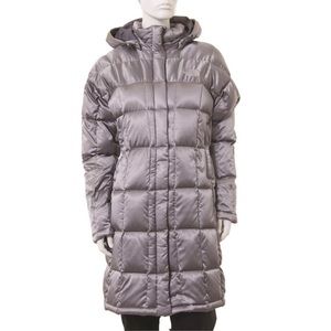 The North Face Metropolis Puffer Parka Women's Medium Plum Zip Snap